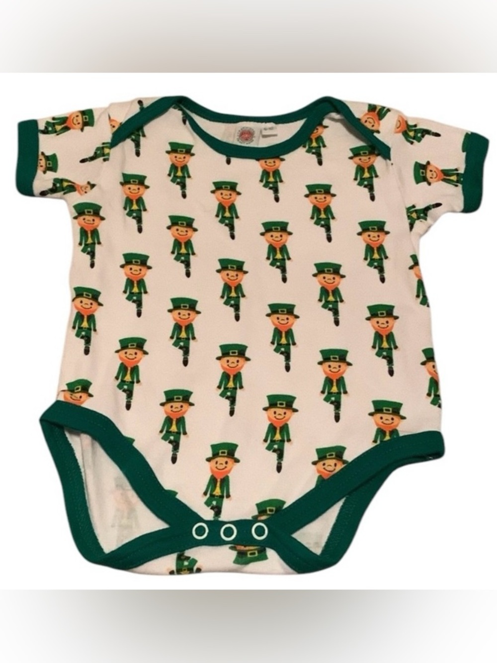 Traditional Craft Wear Leprechaun Bodysuit 6-12 Months St Patrick’s Day Green